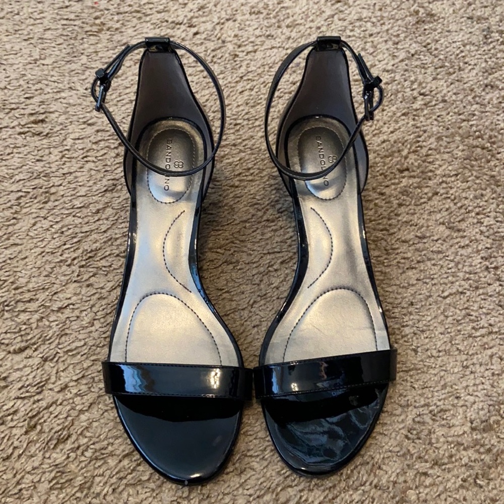 Bandolino Patent Leather low wedge